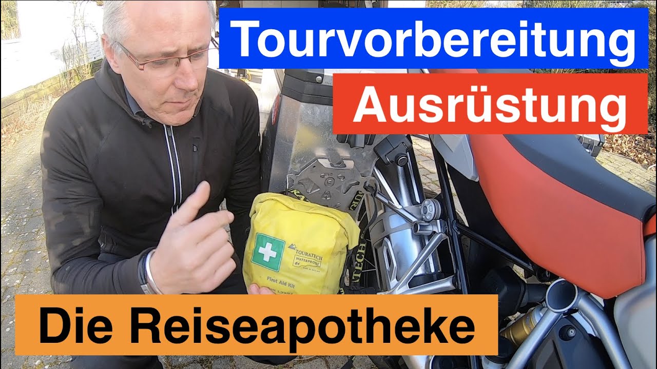 Reiseapotheke und Erste Hilfe Set - Ausr&uuml;stung Tourvorbereitung