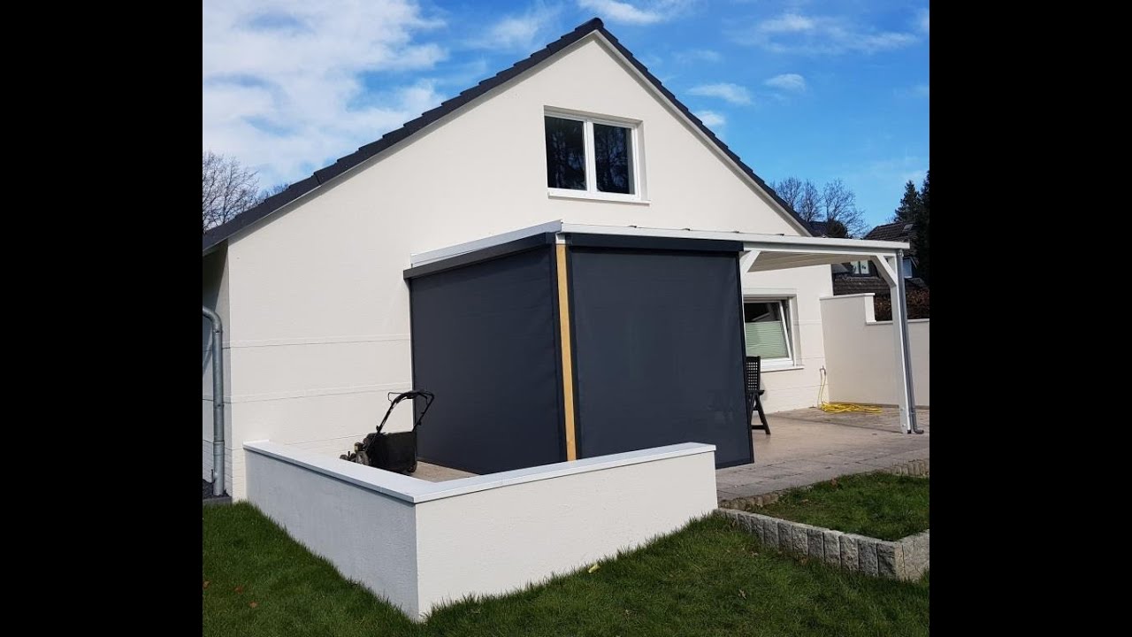Senkrechtmarkise, Sonnenschutz - ZIP Screen /System Zip 90 Aluprof