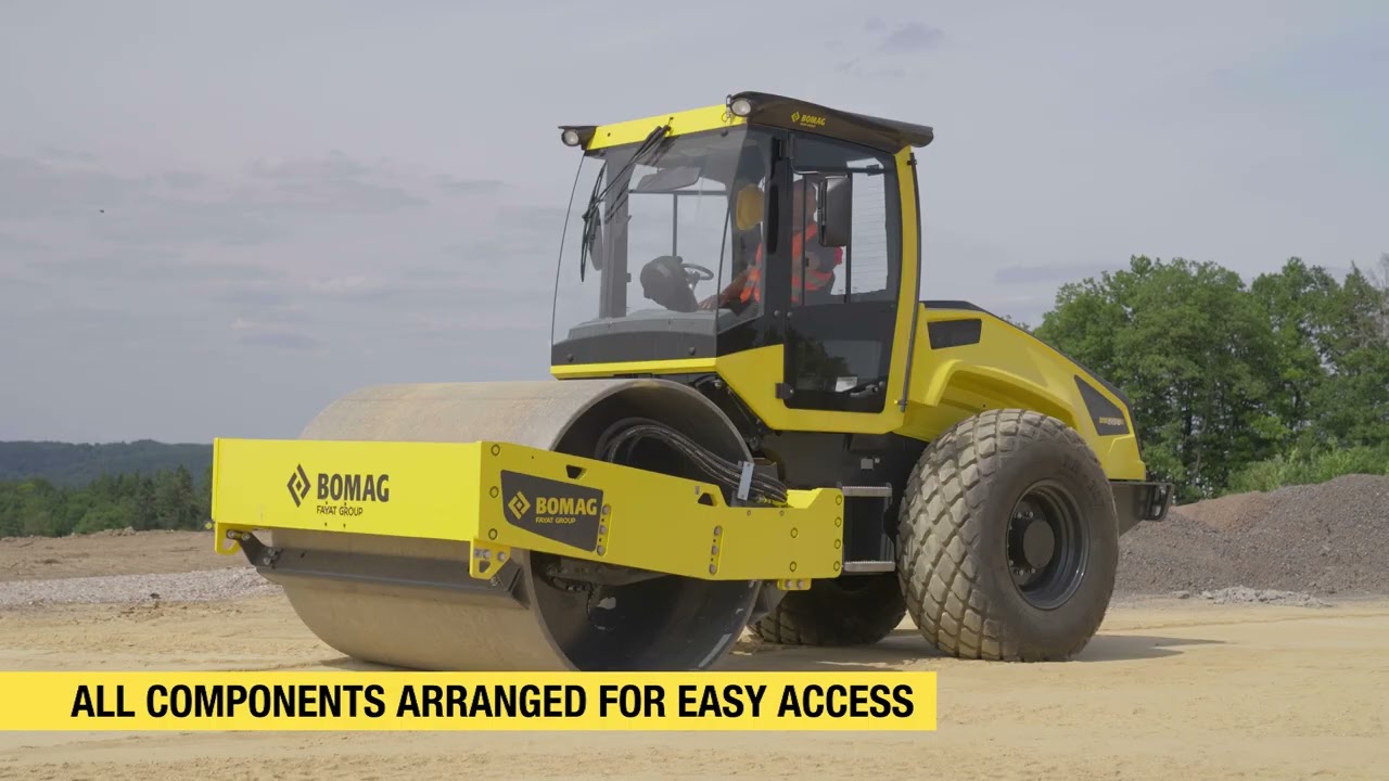 BOMAG Single Drum Rollers Smart Line - Operator comfort