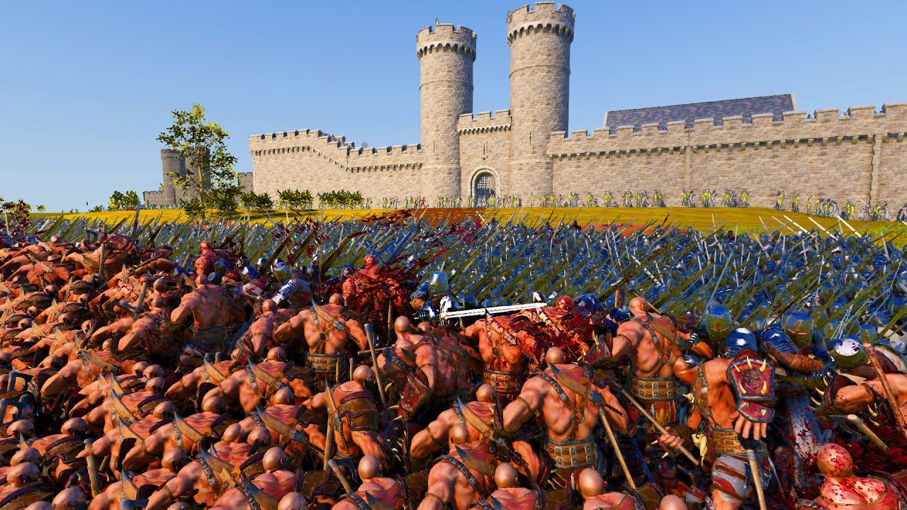 NEW 4,000,000 EVIL ARMY Siege Knights CASTLE WALLS! - Ultimate Epic Battle Simulator 2 UEBS 2