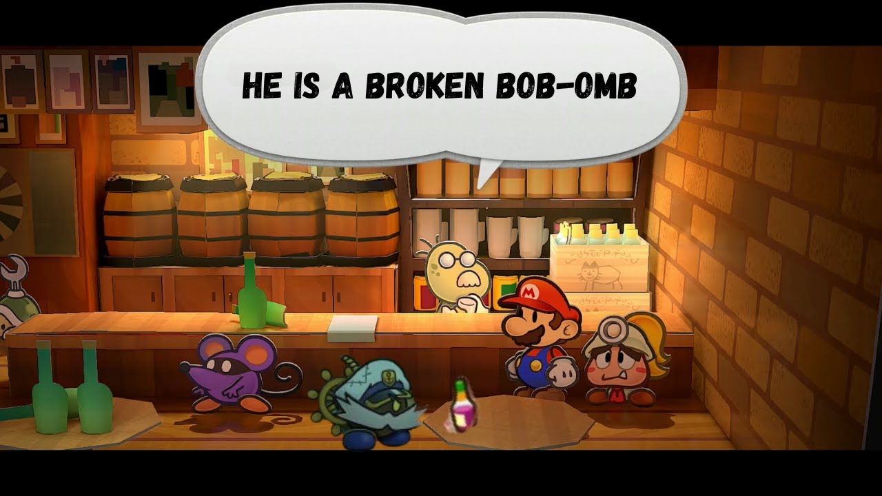 Paper Mario: The Thousand Year Door (Remake) - All Partners reacts to Bobbery's SAD Story.