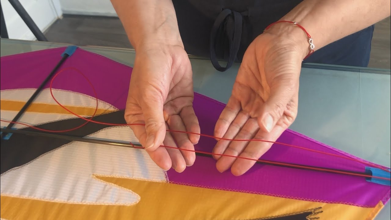 Sliding knot for bow line