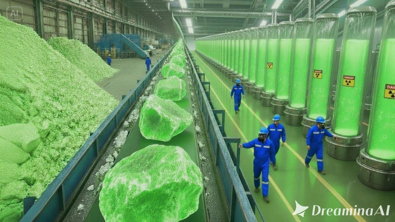Comment l'URANIUM ENRICHI est FABRIQU&Eacute;| Comment l'URANIUM est EXTRAIT DES MINES