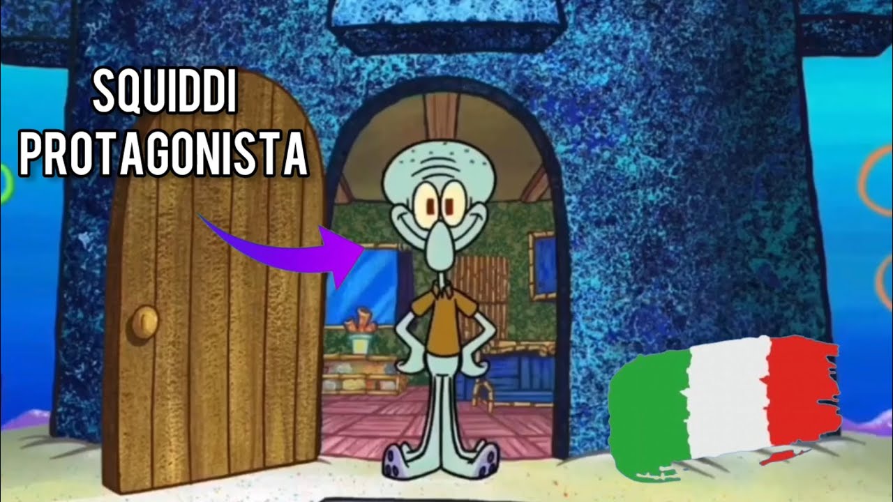 LA SIGLA di SPONGEBOB ma SQUIDDI &egrave; il protagonista in ITALIANO completa