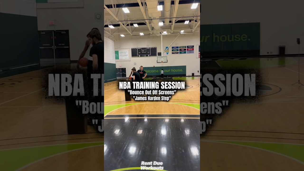 How to score off a screen🏀 James Harden Step 