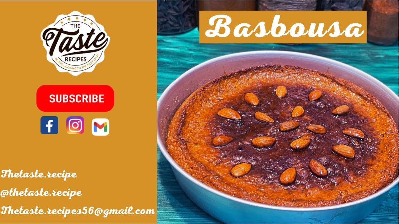 Basbousa Recipe| How to make basbousa | The Taste Recipes# basbousarecipe#howtomakebasbousa#dessert#