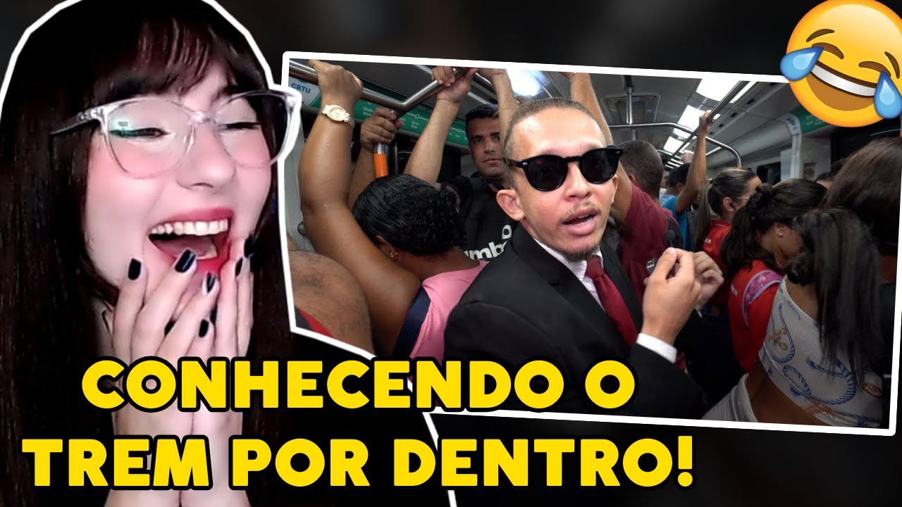 DE MALA E C&Uacute;IA NO TREM | C&aacute;tia reage MIZAEL