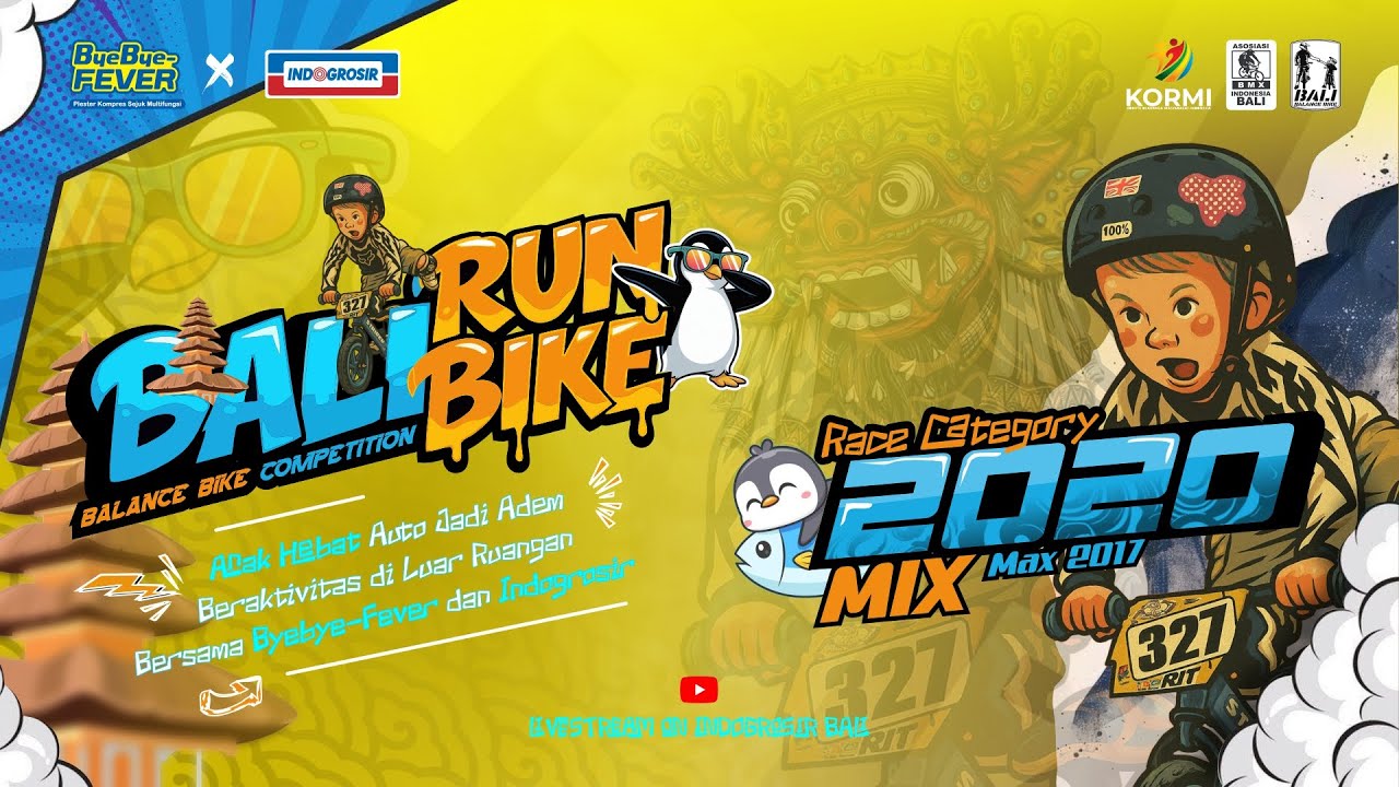 BALI RUNBIKE MOTO CLASS 2020 & FFAMIX || LIVESTREAM