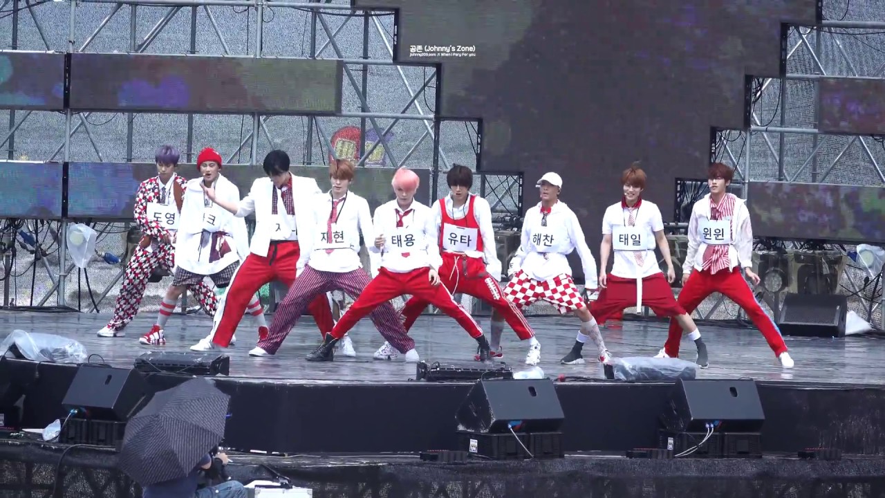 170722 NCT127 CHERRY BOMB 리허설 @ 보령 더쇼 4K