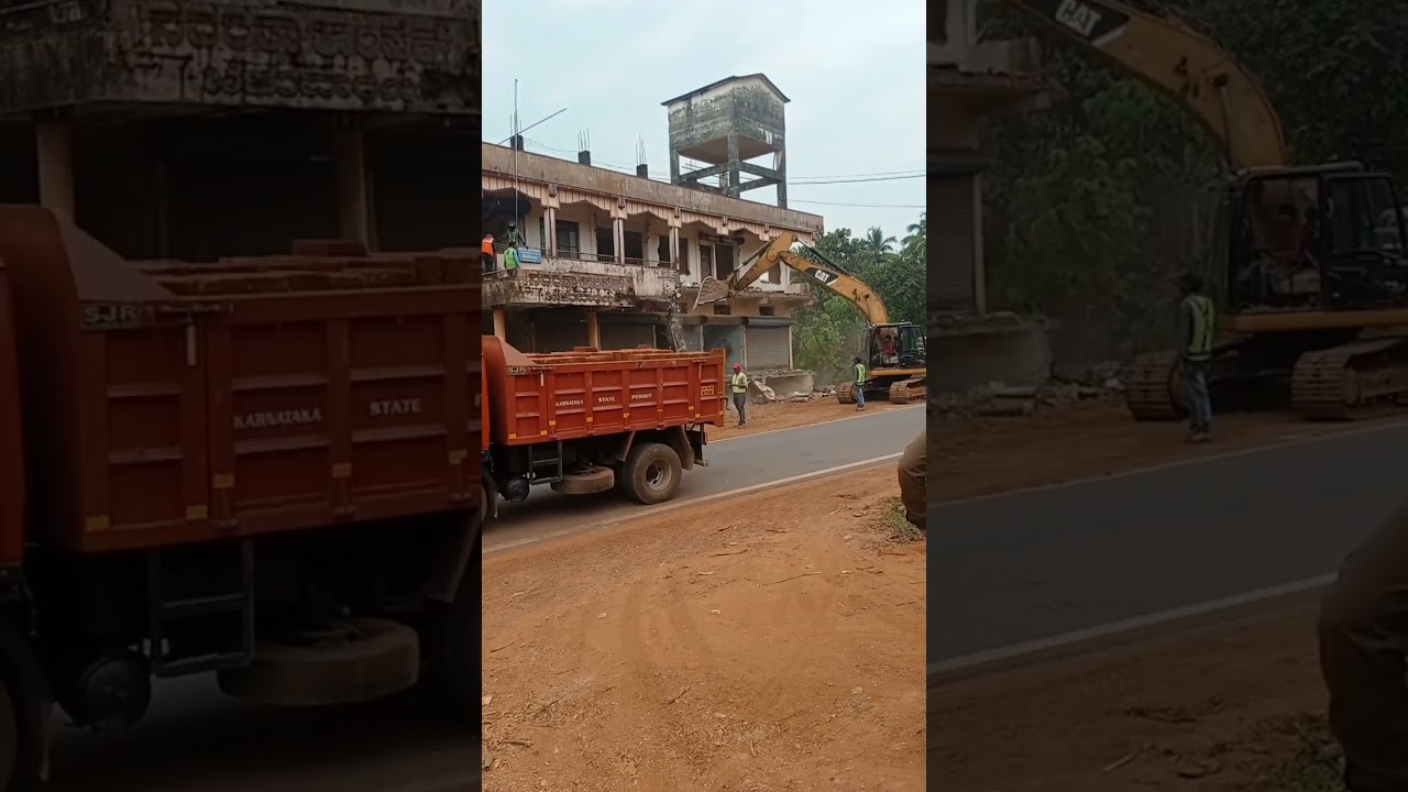 house Shop demolished #shorts #demolition