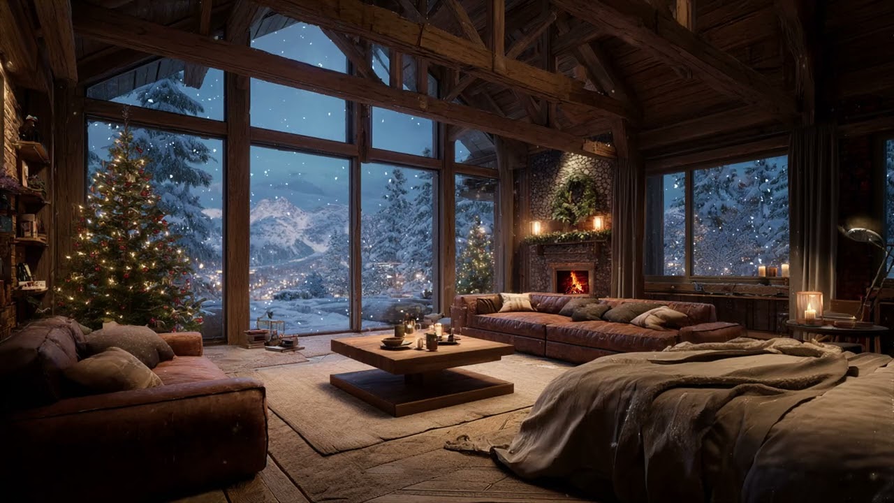 🎄☕❄️ Warm Winter Piano Cafe | Merry Christmas Bossa Nova Piano for Positive Vibes