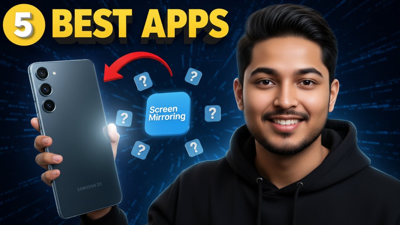 5 Best Apps For Free Screen Mirroring To Tv From Android | Top Picks (2025)