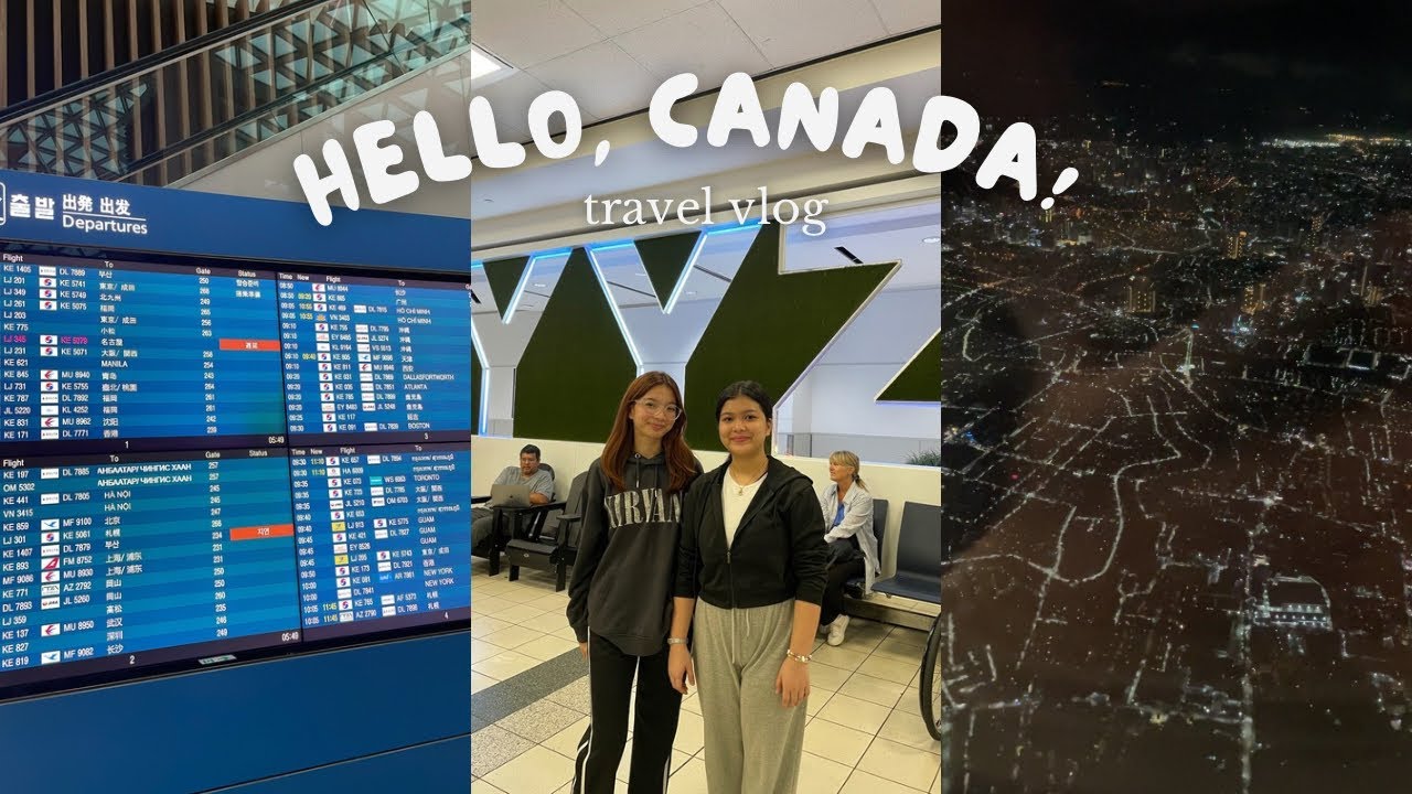 FLYING TO CANADA FROM PHILIPPINES 🇵🇭🇨🇦 | Our Flight Experience ✈️