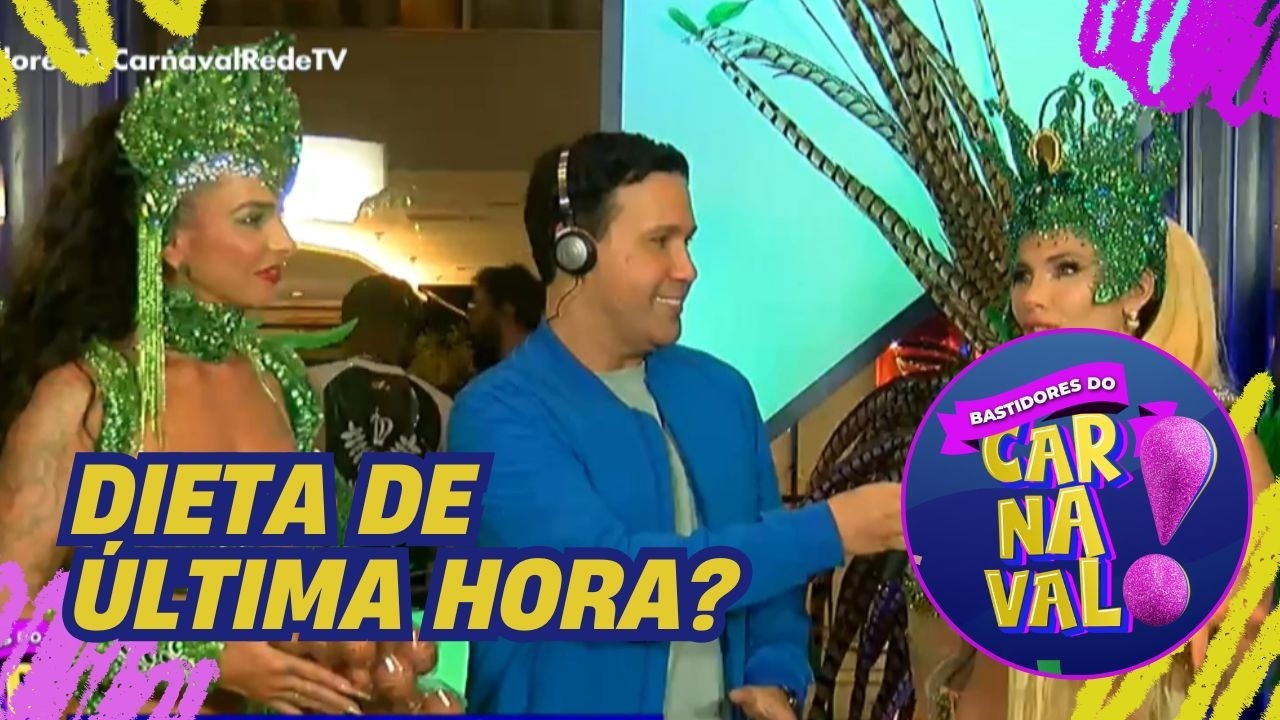 Musa da Acadêmicos do Tatuapé leva 30 ovos para comer antes de desfile no Carnaval