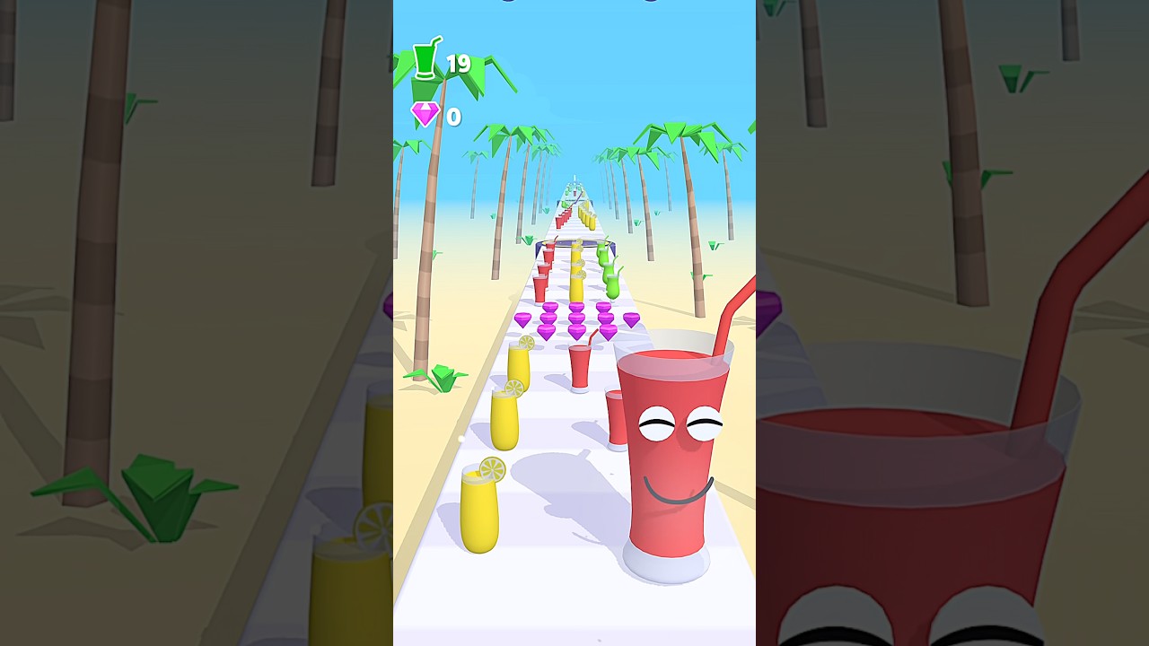 Juice Run 3d #shorts #gameplay #juicerun3dgameplay  #yoytubeshorts