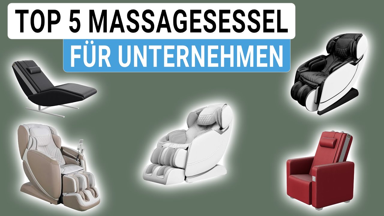 Vorteile & Nachteile von 5 Top-Modellen - Massagesessel für Unternehmen