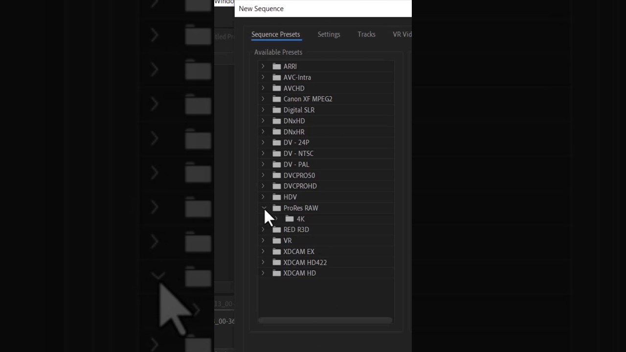 BEST 4K SEQUENCE SETTINGS IN PREMIERE PRO