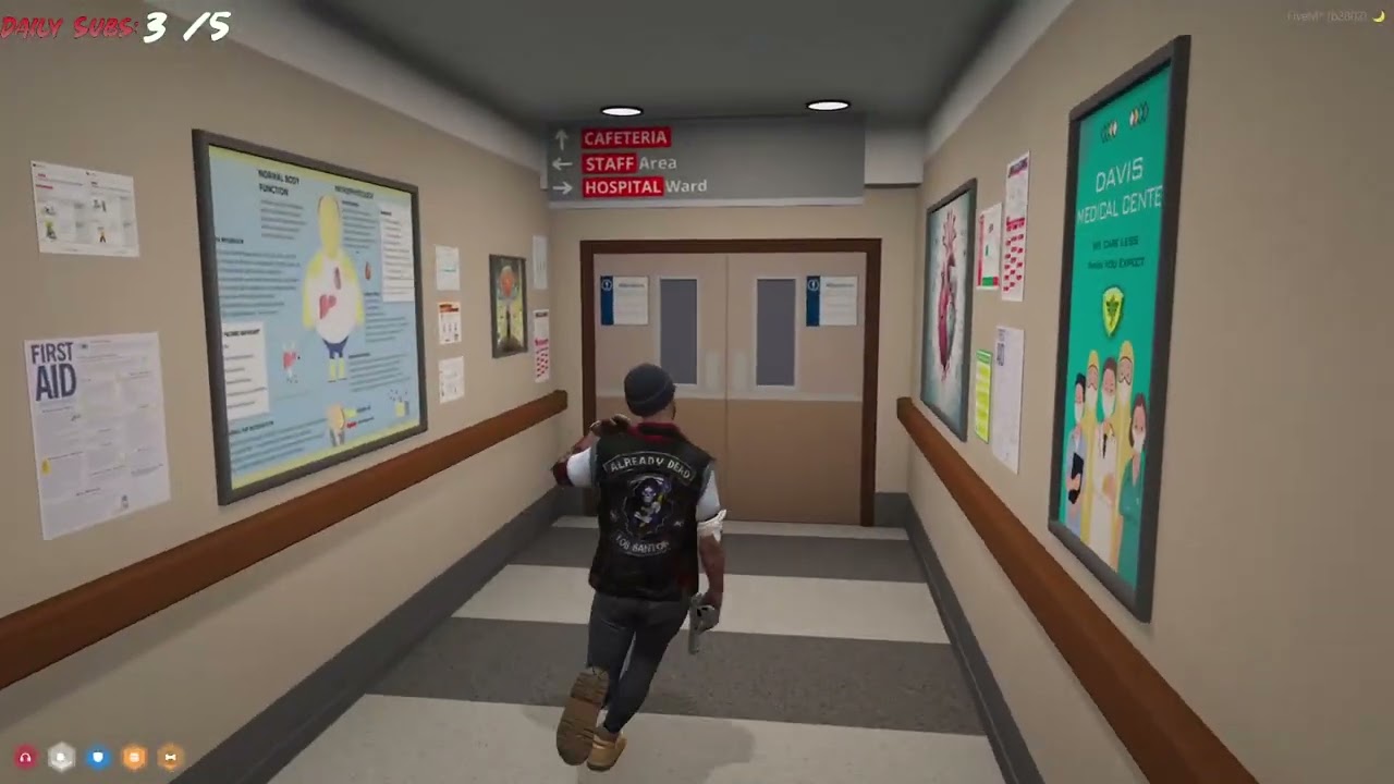 ADMC Shang goes demon mode on the cops at the Hospital. | GTA NoPixel 4.0