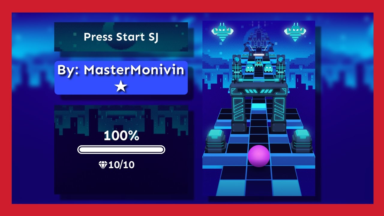 Rolling Sky Remake - Press Start SJ by MasterMonivin | 1 Star | Derrdog