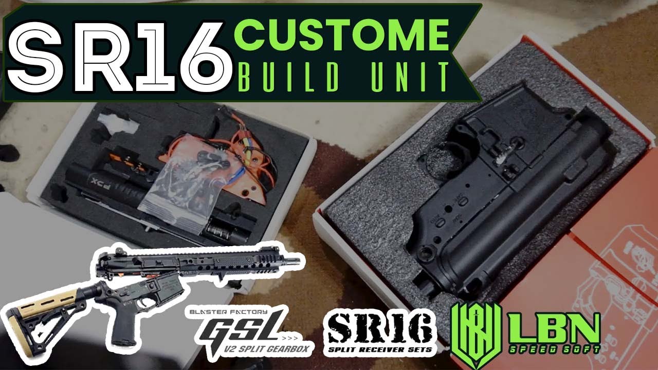 Water Gel Blaster - Assembly My Own SR16 Build That 'Beast' ( Custome Build SR16 ) #PART2