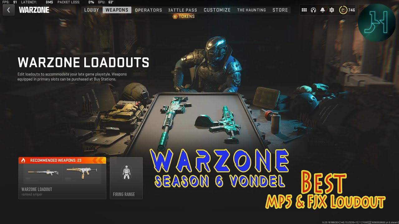 this Lachman Sub & FJX LOADOUT is *BROKEN* on Vondel in WARZONE 2!  (Best Setup) - MW2 MP5 & FJX