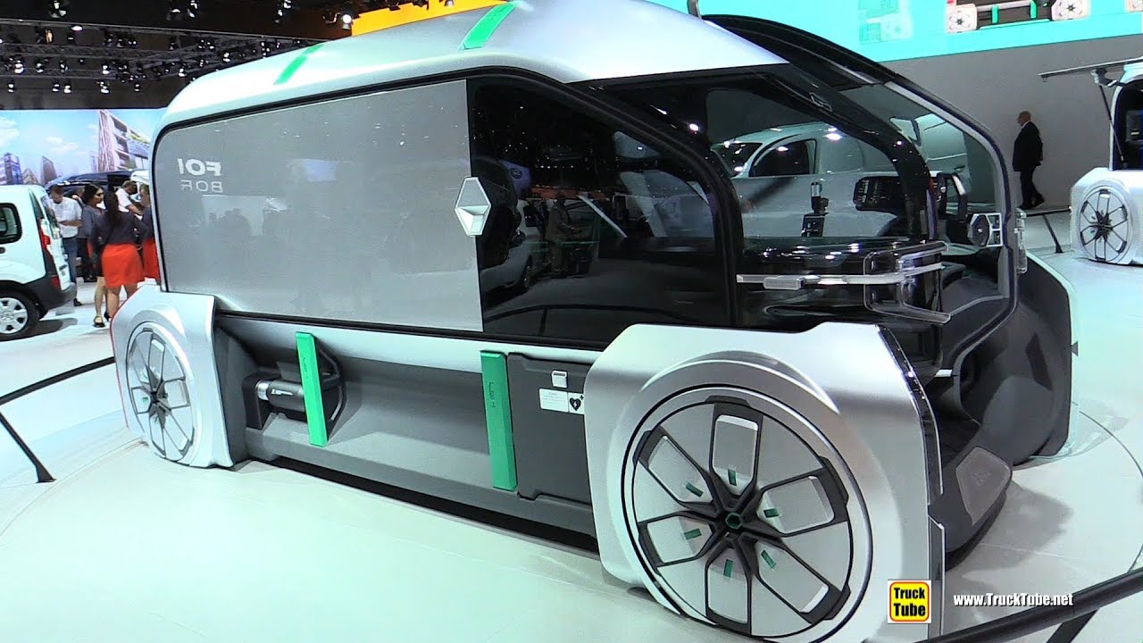 Renault EZ Pro Antonomous Delivery Concept vehicle - Turnaround - 2018 IAA Hannover