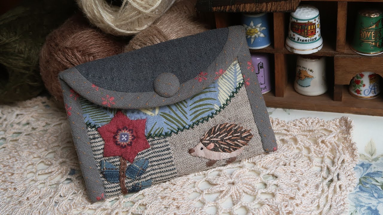 퀼트 카드지갑 만들기 │ Patchwork Quilted Card Case Holder Wallet Pouch │ How To  Make DIY Crafts Tutorial
