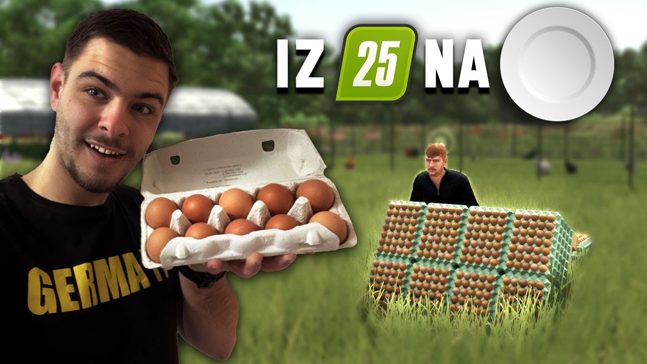 24 UR JEM SAMO TO KAR LAHKO PRIDELAM V FARMINGU! (IZZIV #1) [FS25 SLO]