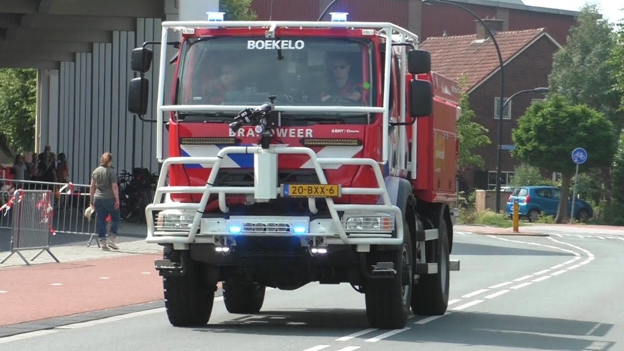 opening verbouwde kazerne brandweer Hengelo-Centrum! Verschillende hulpdiensten met 'spoed'!