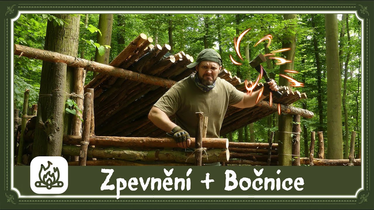 Stavba přístřešku 4.díl - Boční maskování 🪓