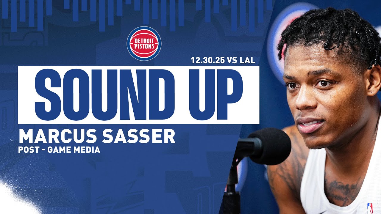 Post-Game Press Conference: Marcus Sasser| Pistons vs. Lakers | 12.30.2025