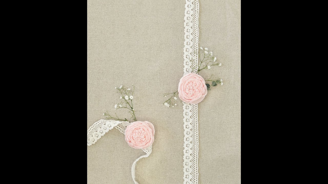 手作布花－牡丹花