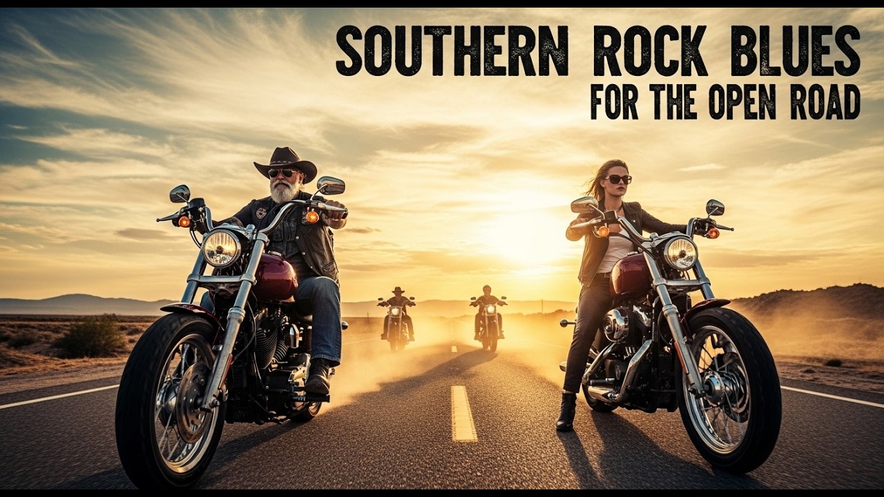 Freedom Road Southern Blues Rock | Open Highway Guitar Driving Mix