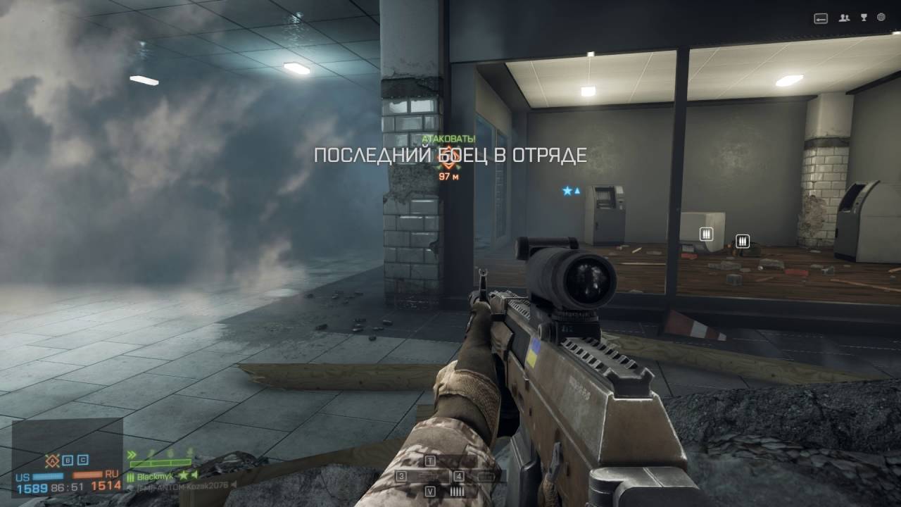 Battlefield 4( Second Assault, Metro 2014) gameplay