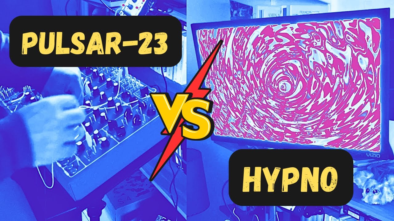Sight & Sound Collide: Pulsar 23 & Hypno Real-time AV Jam [NoTalking]