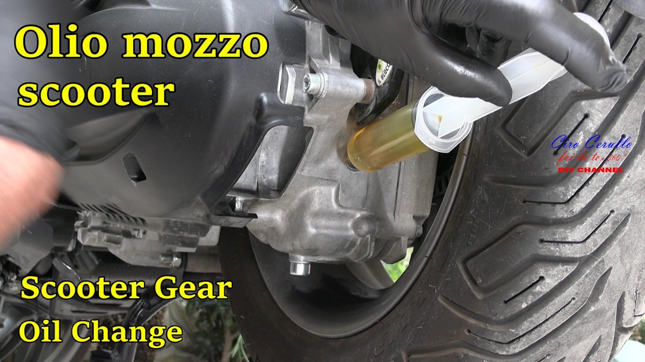 Come sostituire l'olio del mozzo Beverly 400. Cambio olio mozzo scooter. Scooter Gear Oil Change