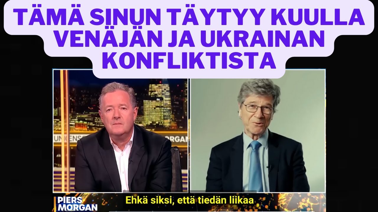 Maailmankuulun asiantuntijan j&auml;risytt&auml;v&auml; paljastus Ukrainan ja Ven&auml;j&auml;n kriisist&auml; | Jeffrey Sachs