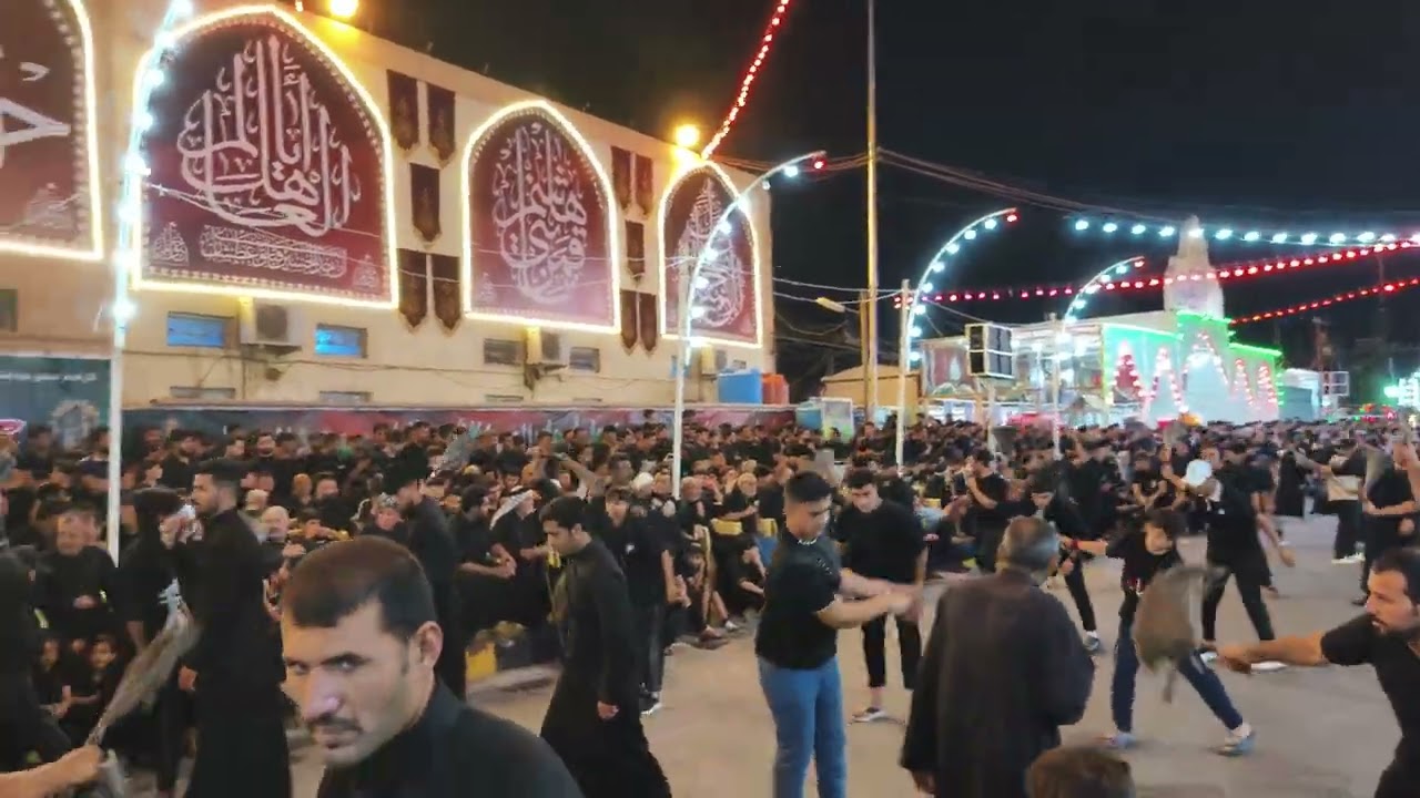 موكب أباتراب هالي ميسان بمنطقة الجديدة2025