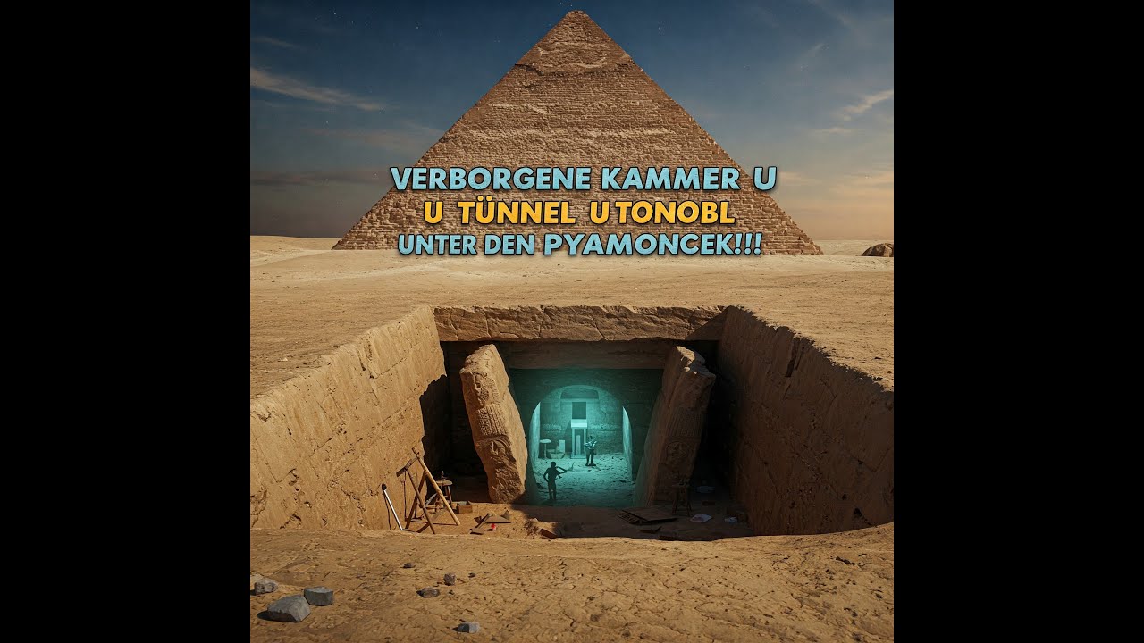 noch mehr Geheimnisse in Giezeh?? Verborgene Kammer  u Tunnel unter den Pyramiden entdeckt!!