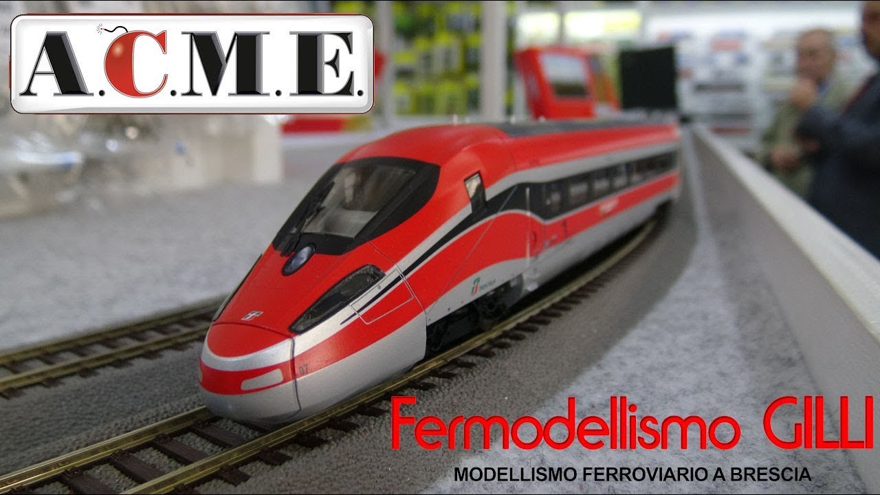 Presentazione ACME frecciarossa 1000 e Carrozze Intercity Night da Fermodellismo Gilli 2019