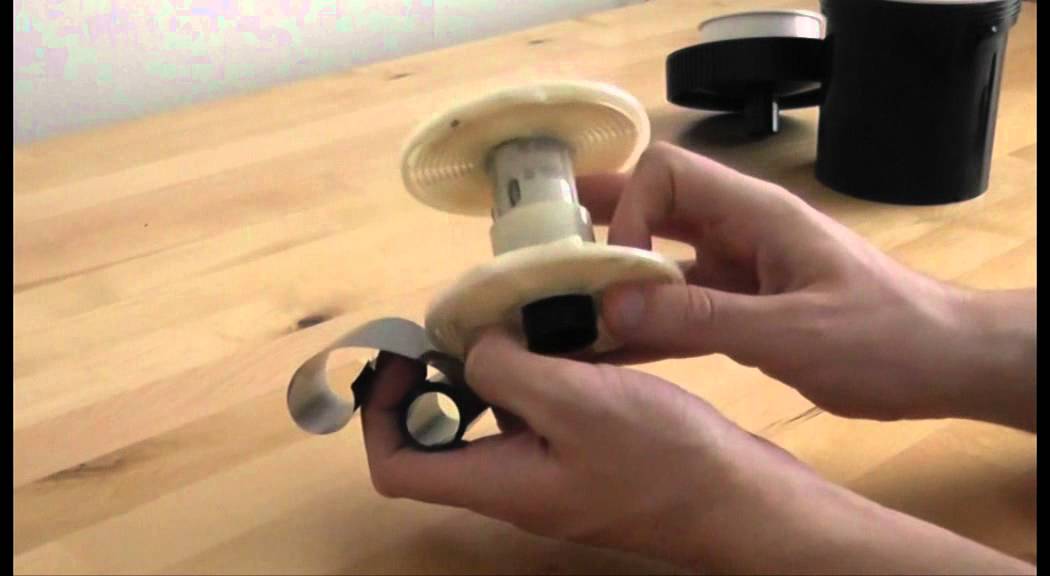 Loading 120 Roll Film onto a Developing Reel