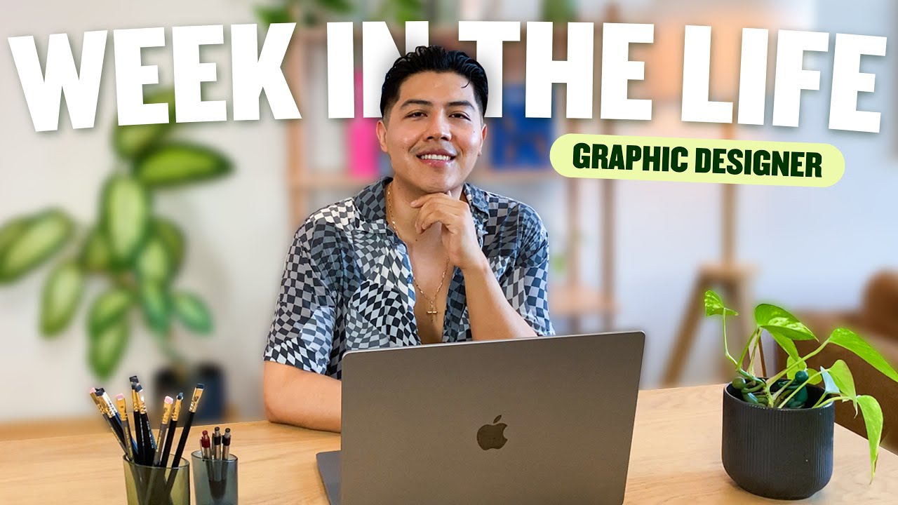 Week in the life as a Graphic Designer | Working From Home  (Living in Los Angeles)