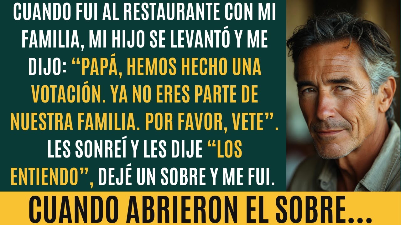 Mi Hijo Me Echó del Restaurante: 