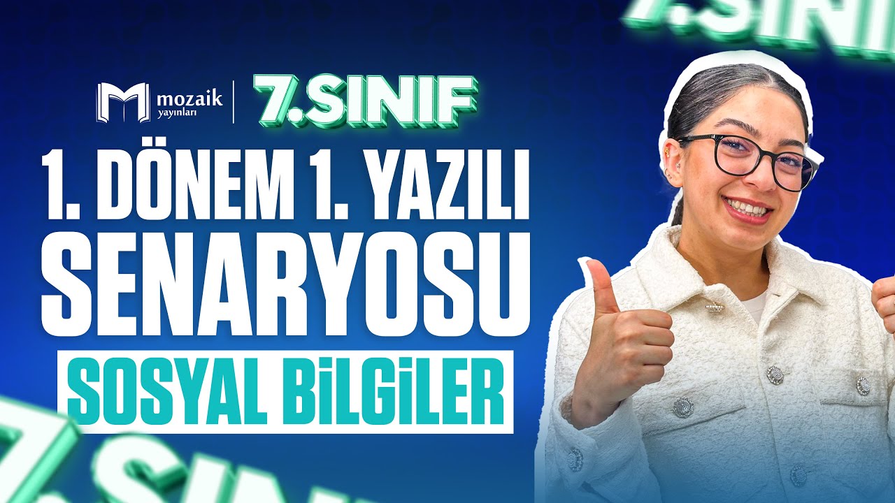 7. Sınıf Sosyal Bilgiler 1. Dönem 1. Yazılı Provası #2025