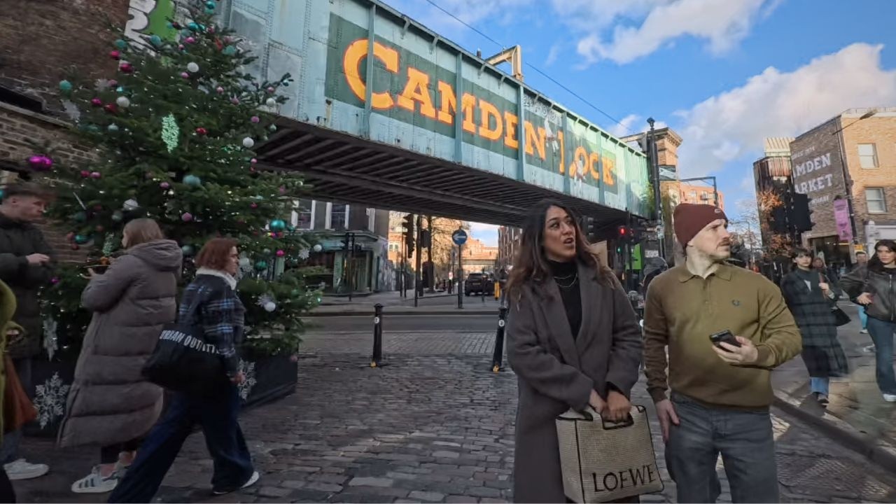 Camden Market in Winter ❄️ | London Walking Tour 4K