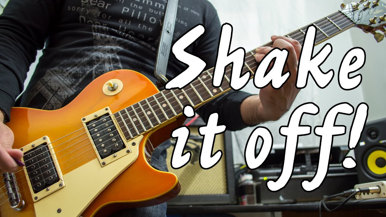 Taylor Swift - Shake It Off | electric guitar cover (instrumental & backing track)