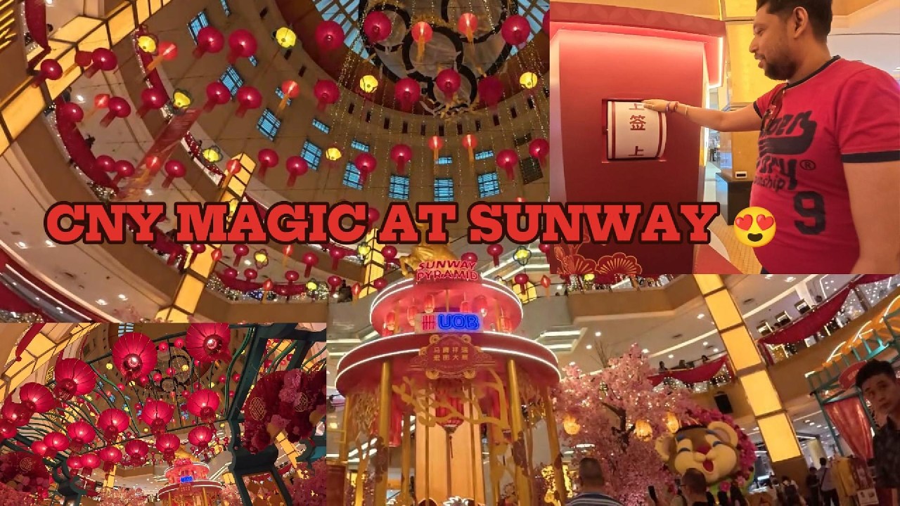 Chinese New Year at Sunway Pyramid 🧧 Free Photo Booth & Lucky Games!