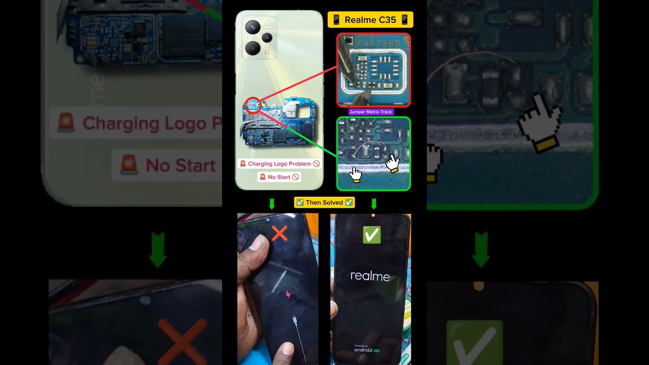 Realme C35 Charging Logo Problem 🚫 Solution ✅🛠️📲 No Start 🚫