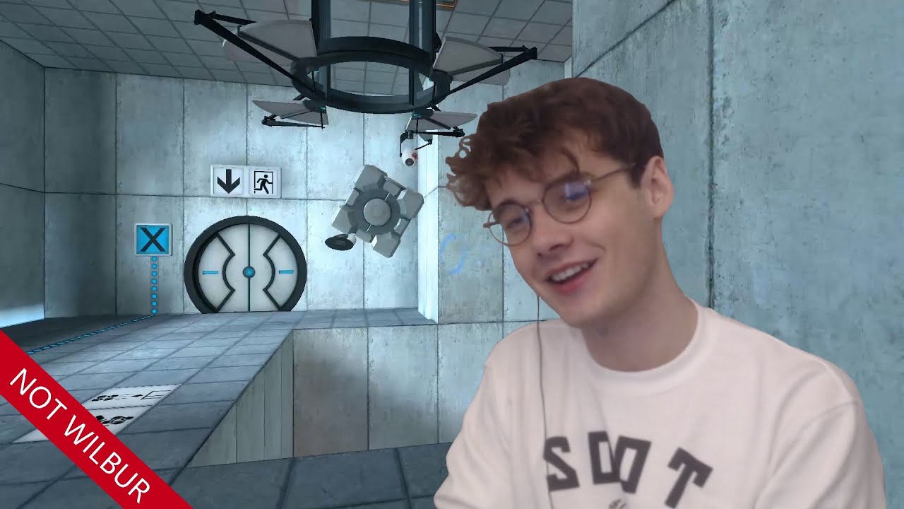 Wilbur Soot plays Portal, but chat guides him