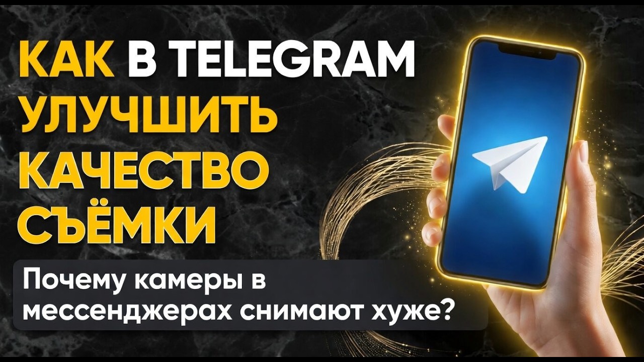 Как в Telegram улучшить качество съёмки - Почему камеры в мессенджерах снимают хуже